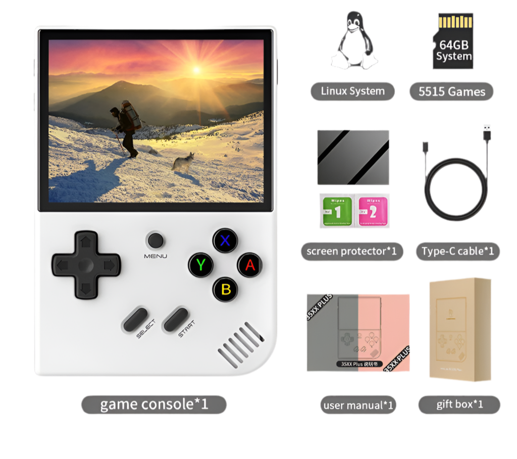 Anbernic RG35XX Plus: Retro Juegos Portátil