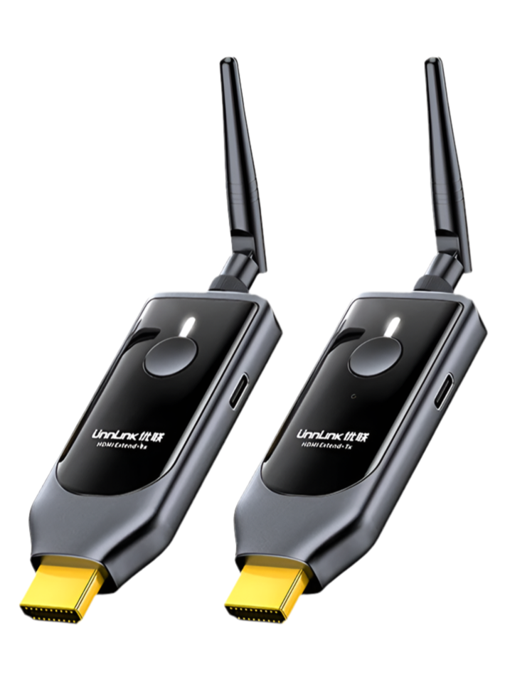 Transmisor y Receptor HDMI Inalámbrico 4K – Unnlink (Modelos 2047+2048)