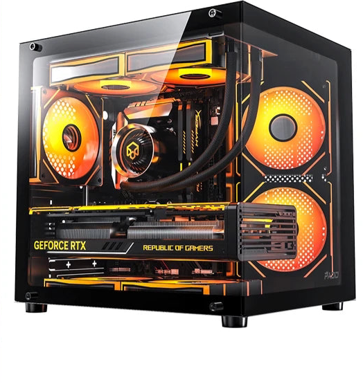 Caja Gaming M-ATX Vista 270° Sin Pilar