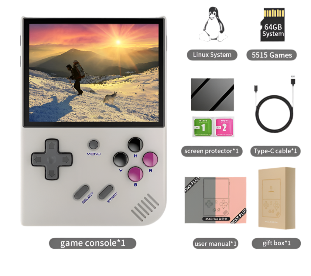 Anbernic RG35XX Plus: Retro Juegos Portátil