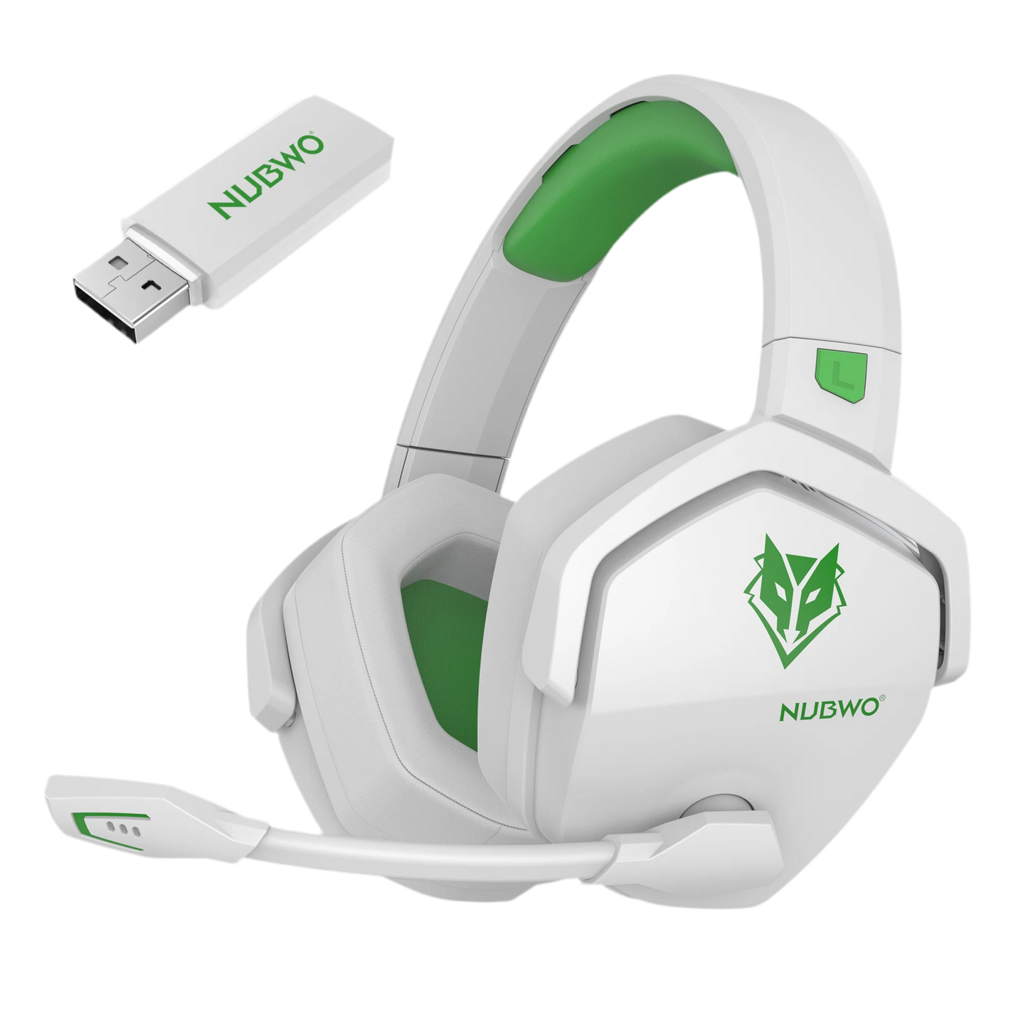 NUBWO G06 -Cascos inalámbricos con micrófono para PS5, PS4, PC, Mobile, Switch