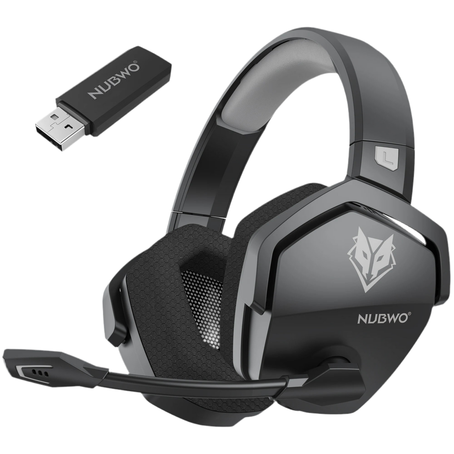 NUBWO G06 -Cascos inalámbricos con micrófono para PS5, PS4, PC, Mobile, Switch
