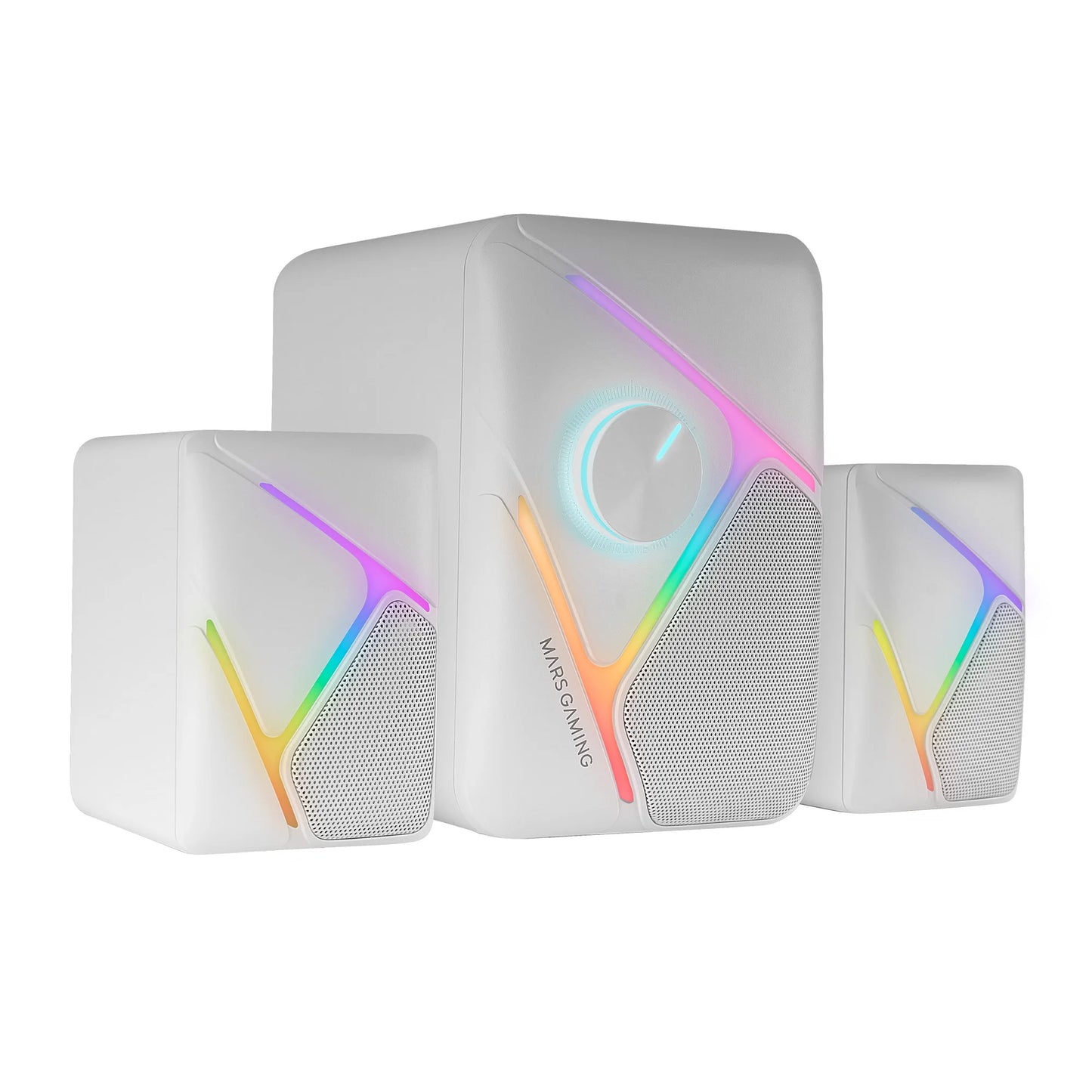 Altavoz Gaming MS-H21 MARS GAMING – 2.1, 35W, RGB y Sonido 3D Surround para PC