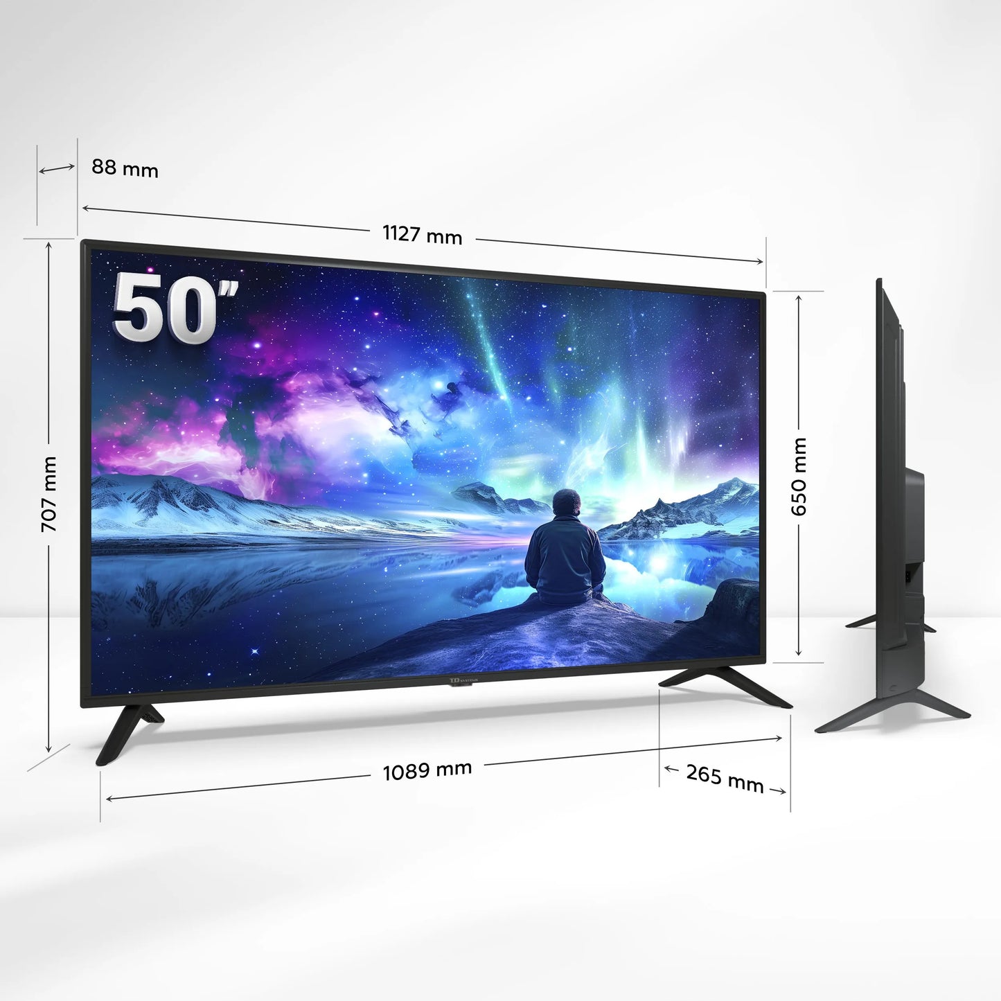 TV 50 4K Google Asistente Voice Control