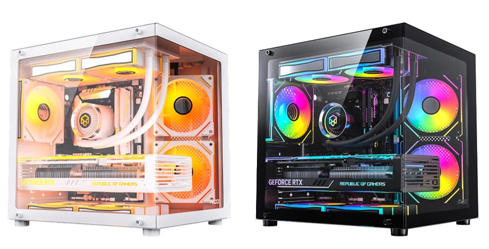 Caja Gaming M-ATX Vista 270° Sin Pilar