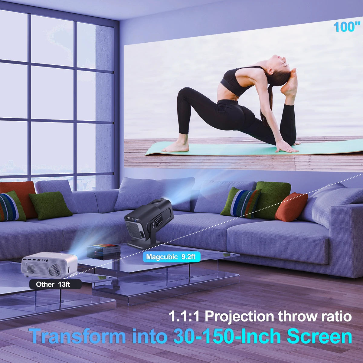 Magcubic 4K - Android 11 Projector