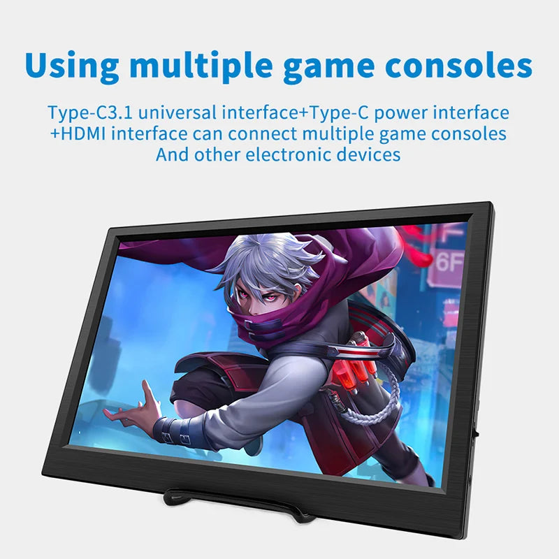 Monitor portátil 11.6 HDMI- Para Switch/PS4/Xbox/PC