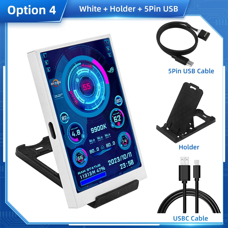 Pantalla Secundaria 3.5'' USB-C IPS