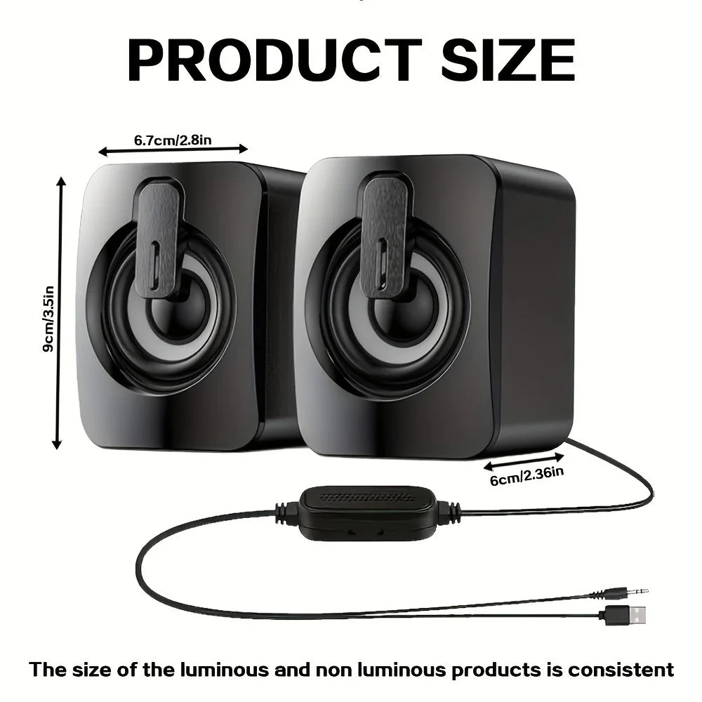 Altavoces gaming con luces LED