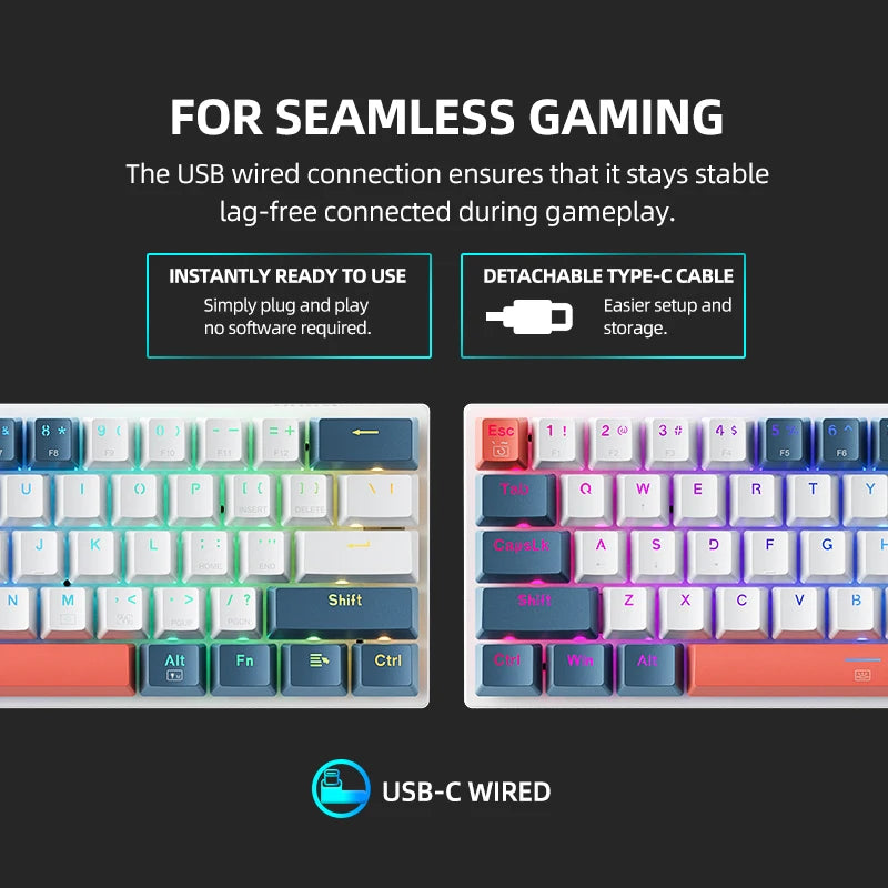 Machenike K500-B61 - Mechanical Keyboard