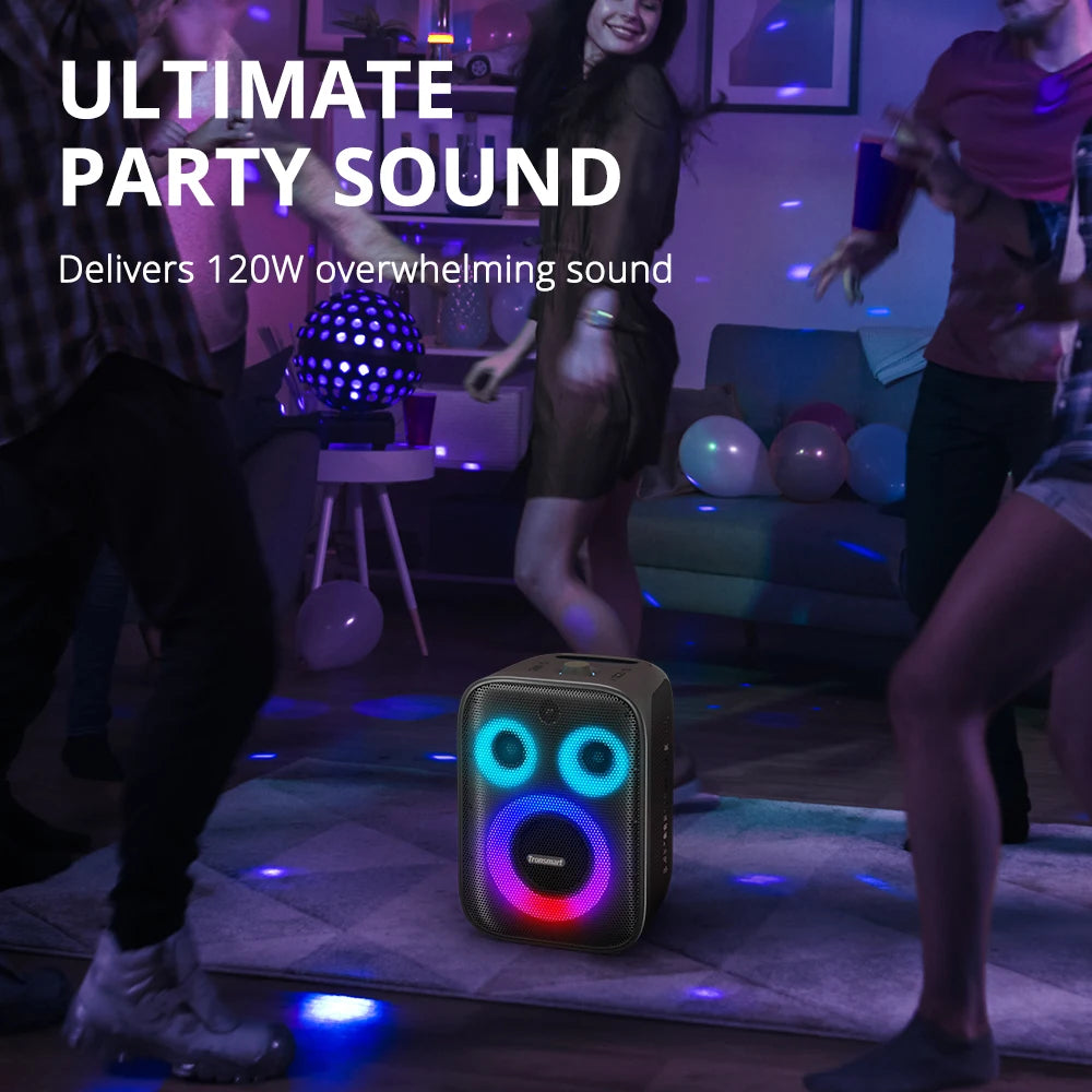 Altavoz Bluetooth Karaoke Tronsmart Halo 200 – 120W con Micrófono y Entrada de Guitarra