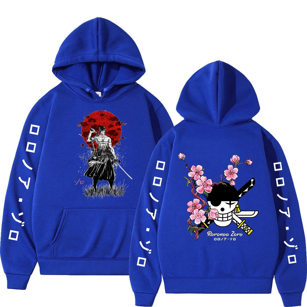 Hoodie Harajuku Anime Luffy & Amigos