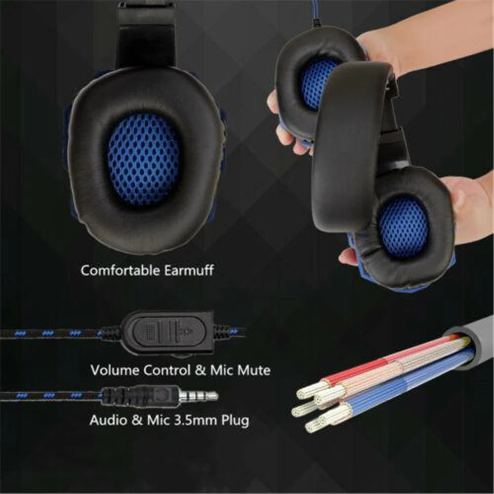Auriculares Gamer Ajustables 120°