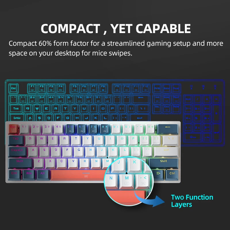 Machenike K500-B61 - Mechanical Keyboard