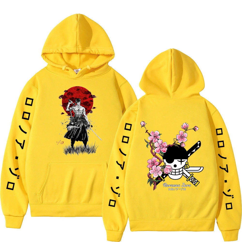 Hoodie Harajuku Anime Luffy & Amigos
