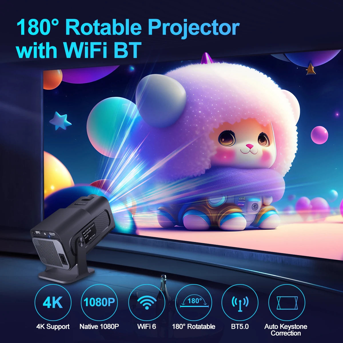 Magcubic 4K - Android 11 Projector
