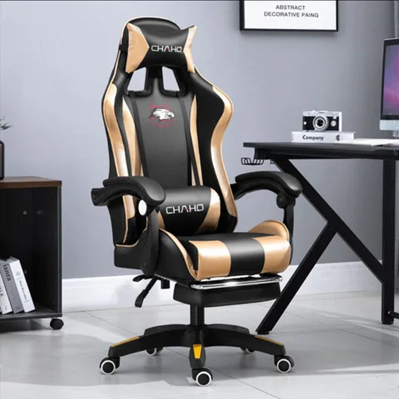 Silla Gamer WCG para Oficina, Cojín de Látex, Bluetooth, Silla de Computadora de Alta Calidad, Silla Ejecutiva de Cuero