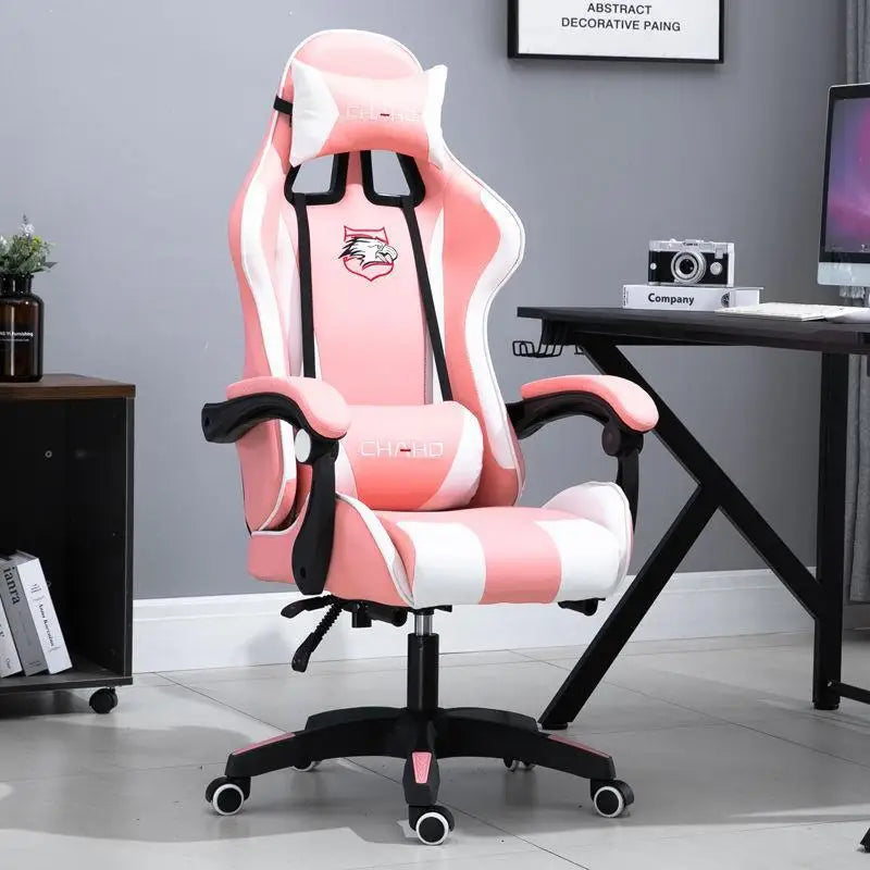 Silla Gamer WCG para Oficina, Cojín de Látex, Bluetooth, Silla de Computadora de Alta Calidad, Silla Ejecutiva de Cuero