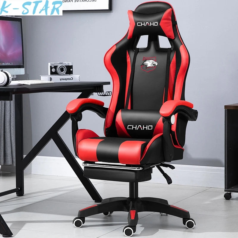 Silla Gamer WCG para Oficina, Cojín de Látex, Bluetooth, Silla de Computadora de Alta Calidad, Silla Ejecutiva de Cuero