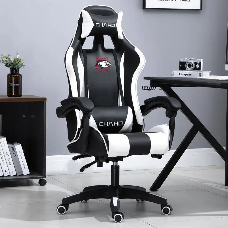 Silla Gamer WCG para Oficina, Cojín de Látex, Bluetooth, Silla de Computadora de Alta Calidad, Silla Ejecutiva de Cuero