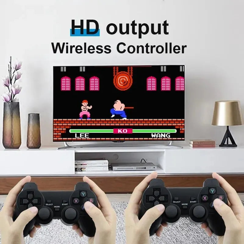 Video Game Console Built-In 20000 Games Wireless Controller TV Game Stick 4K HD Retro Mini Handheld Game Player