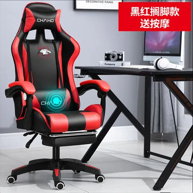 Silla Gamer WCG para Oficina, Cojín de Látex, Bluetooth, Silla de Computadora de Alta Calidad, Silla Ejecutiva de Cuero