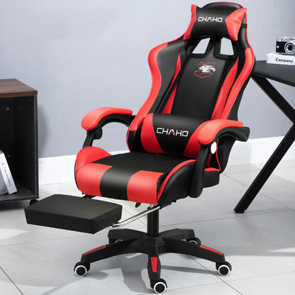 Silla Gamer WCG para Oficina, Cojín de Látex, Bluetooth, Silla de Computadora de Alta Calidad, Silla Ejecutiva de Cuero